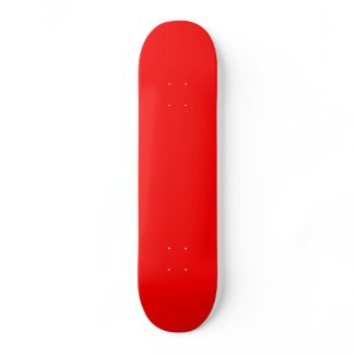 Plain Red skateboard