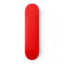 Plain Red Custom Skateboard