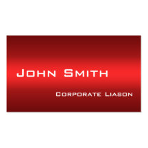 Plain Shades of Red Professional Business Cards