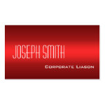 Plain Shades of Red Professional Business Cards