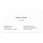 plain, simple business card template