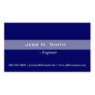 Plain,simple,elegant blue business card. business cards