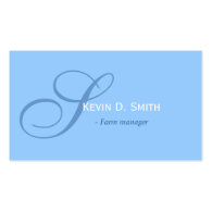 Plain,simple, elegant blue professional cards business card template