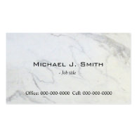 Plain,simple,elegant marble  business card. business cards