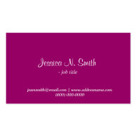 Plain,simple,elegant purple business card. business cards