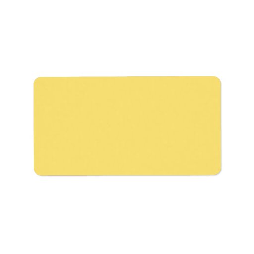 plain_simple_lemon_yellow_background_blank_label ...