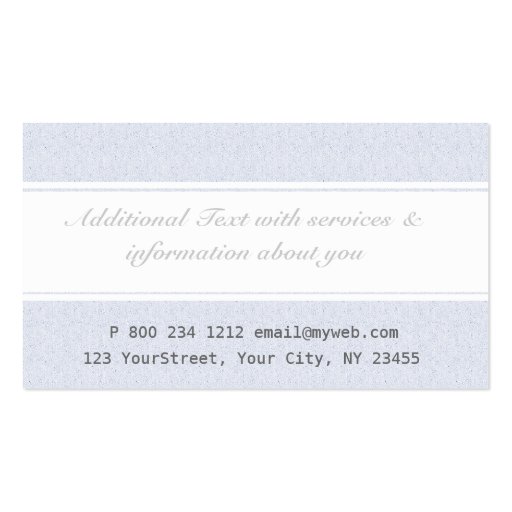 Plain Simple Minimal Business Card Templates (back side)