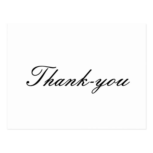 plain-thank-you-postcards-zazzle