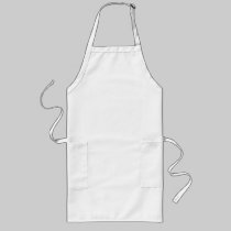 Plain White Apron aprons