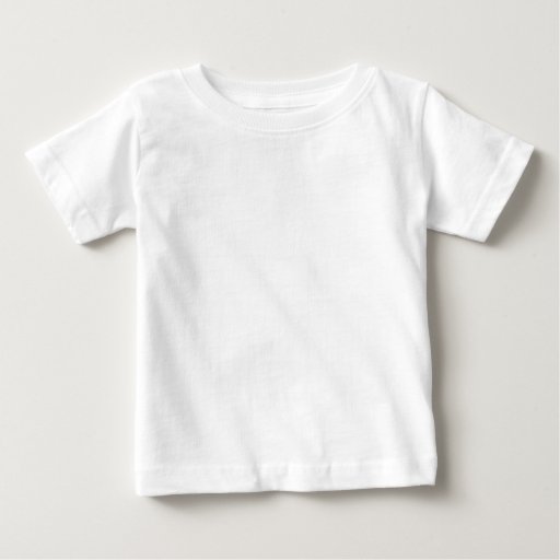 Plain white infant t-shirt for babies | Zazzle