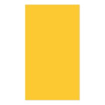 Plain Yellow Background. Business Card Template