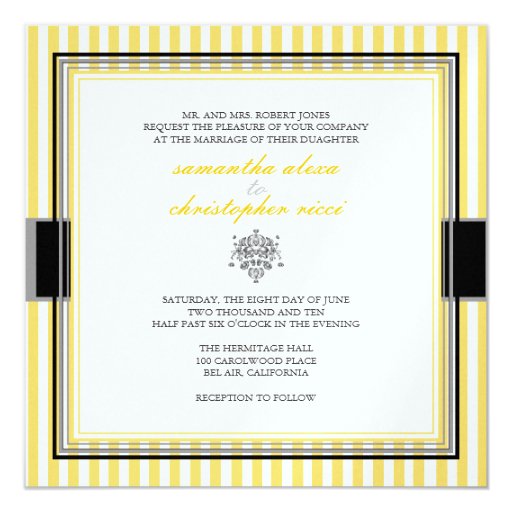 plain wedding invitations