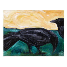 Plains Crows Post Card