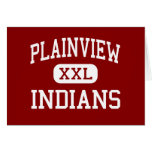Plainview - Indians - Middle - Ardmore Oklahoma Greeting Card