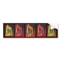 Plaits and Panties bumper stickers by taiche Plaits and Panties bumper stickers