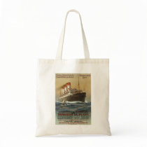 Plakat der Hamburg 1899 - Cruise Ship Liner Bag