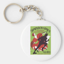 Plakat Heine - Simplicissimus 1896 Key Chains