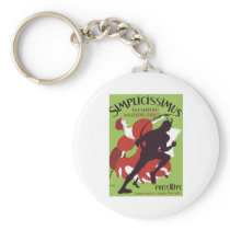 Plakat Heine - Simplicissimus 1896 Key Chains