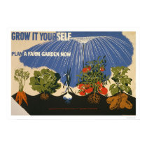 Plan A Farm Garden 1941 WPA posters