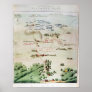 Plan and view of the Battle of Waterloo Posters