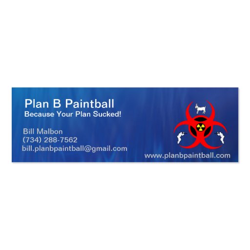 Plan B mini Business Card