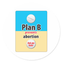 Plan B stickers