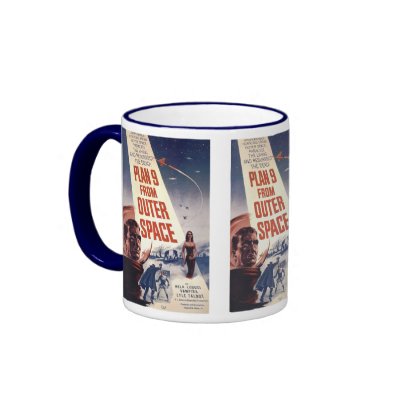 Plan nine from outer space" mug by 3DMOONMAN