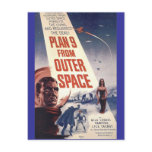 Plan nine from outer space" post cards