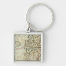 Plan of Boston and Charleston Keychains