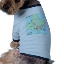 Plan of Carthage Doggie Tee Shirt
