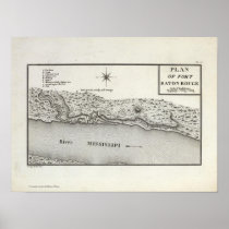 Plan Of Fort Baton Rouge