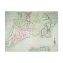 Plan of New York, 1776 Post Cards
