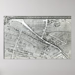 Plan of Paris, known as the 'Plan de Turgot' Print