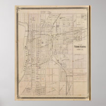 Plan of Terre Haute, Vigo Co Print