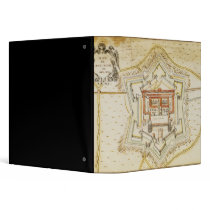 Plan of the citadel of Milan 3 Ring Binders