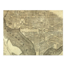 Plan of the City of Washington Postcard