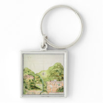 Plan of the Mines of Oaxaca, Mexico, 1785-87 Key Chain
