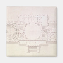 Plan of the Principal Story of the Capitol, Magnet