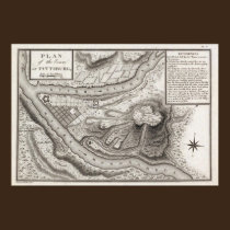 Plan of the Town of Pittsburg posters