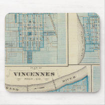 Plan of Vincennes, Knox Co with Sullivan Mouse Pad