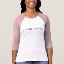 Planck's Constant t-shirts