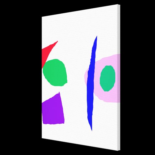 Plane and Train Gallery Wrapped Canvas