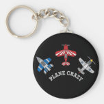 Plane Crazy Keychain