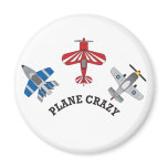 Plane Crazy magnets