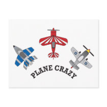 Plane Crazy Post Cards