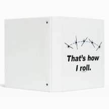 Plane How I Roll 3 Ring Binders