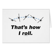 Plane How I Roll Cards