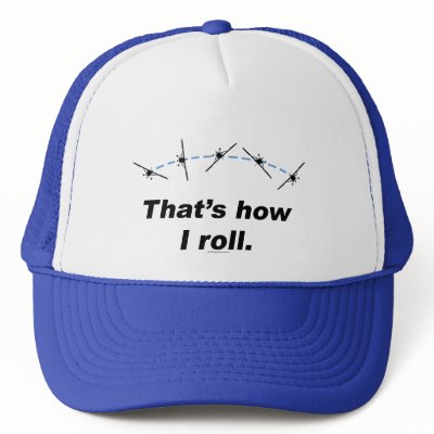Plane How I Roll Trucker Hats by TulsaTees