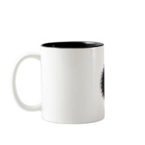 Plane on blue mug
