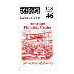 Plane over Bellefonte - Red postage